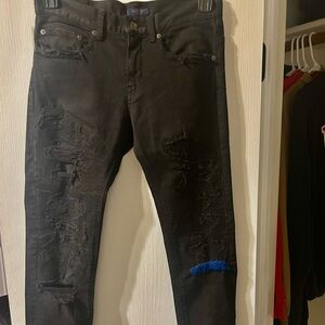 SS16 Undercover 68’ blue yarn denim